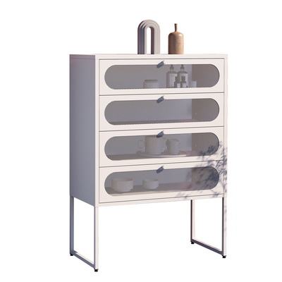 Beschichtete 4 Schicht-verschließbarer Metallschrank-Klimapulver Stahlspeicherkabinett