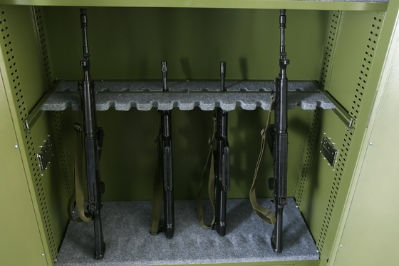Armee-Möbel-Metallgewehr-Sicherheits-Schließfach-verschiedenes Größen-Gewehr-Speicher-Kabinett