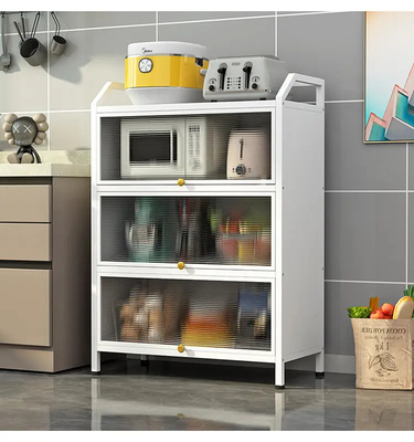 Reißen Sie Struktur ab, die moderne Küchenschränke bewegliche RAL-Farbe ausbreiten