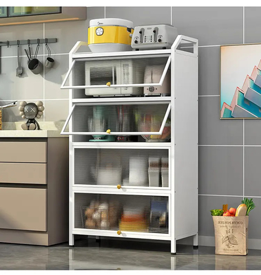 Reißen Sie Struktur ab, die moderne Küchenschränke bewegliche RAL-Farbe ausbreiten