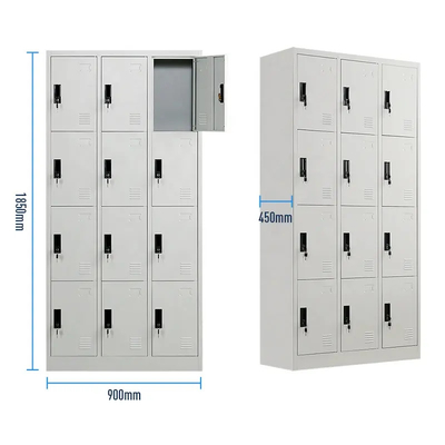 Moderner Entwurfs-bunte Soems 12 Struktur der Tür-Metallbüro-Schließfach-KD
