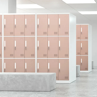 9 Tür-Fach-kleine Metallschließfach-Garderoben-Personal-Turnhallen-Schule für Umkleideraum