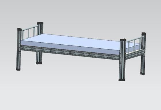 Starkes einzelnes Eisen-Bett des Metallschlafzimmer-L1900mm für Studenten