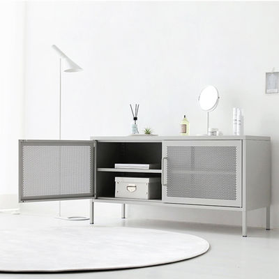 Moderne Art 1.2mm Stahl-Fernsehstand-Kabinett-Metallwohnzimmer-Wohnung