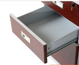 3 Fach-Stahlbürotisch-Schreibtisch-Metallstudenten-Study Table With-Schließfach-Eisen