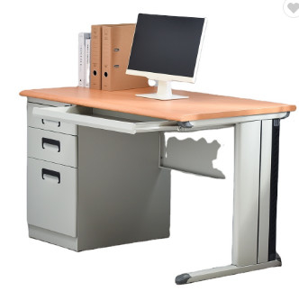 Tischrechners Schulsekretariatsmöbel-Stahlmetallstarker Schreibtisch hölzernen MDF 25mm mit Schubladenschrank